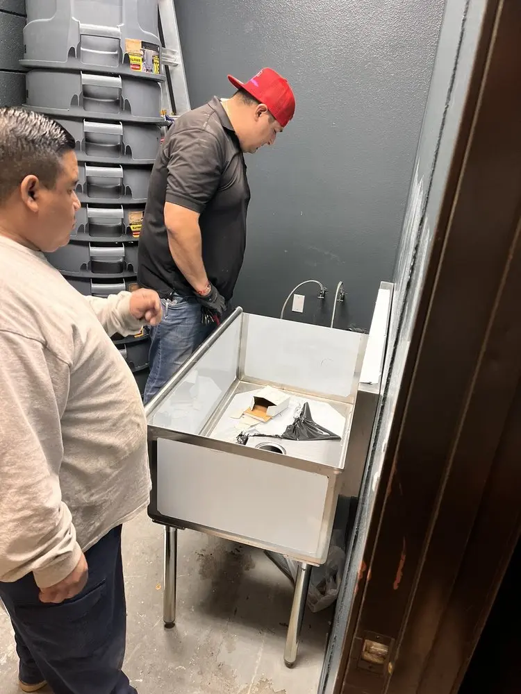 Commercial plumbing and sink installation in Highland Hills