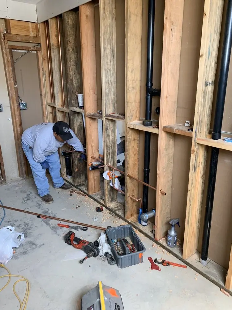 Commercial rough-in plumbing for Commercial Plumbing in Highland Hills